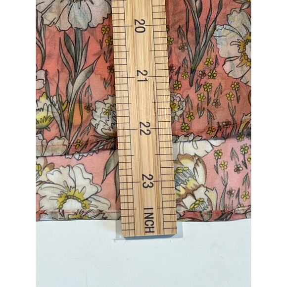 AINEA Sheer Cape Floral Top Women's Size 40 (M) Sustainable Italian Designer 70s - Picture 12 of 12